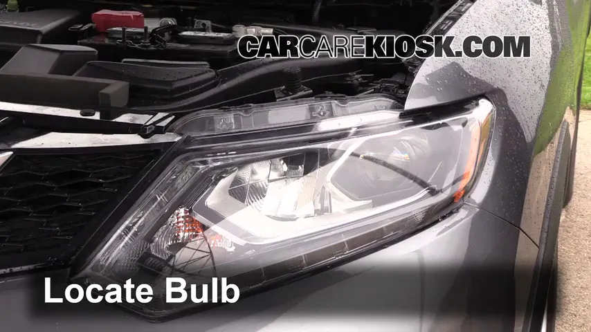 2014 Nissan Rogue SL 2.5L 4 Cyl. Lights Turn Signal - Front (replace bulb)